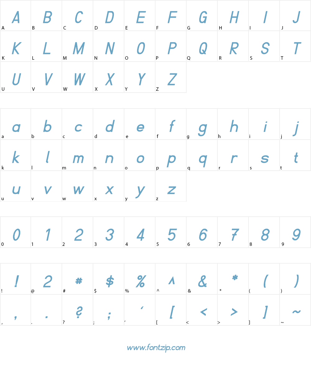 Fibel Nord Font Character